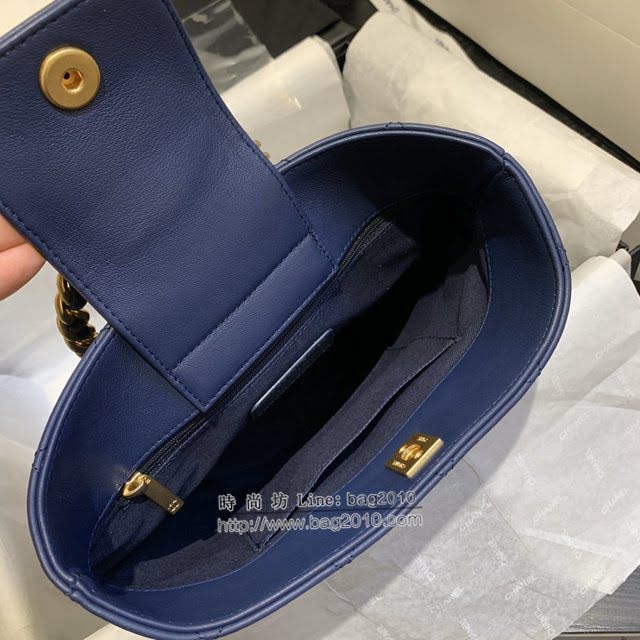 Chanel女包 香奈兒專櫃最新款水桶背包 Chanel牛皮肩背手提女包 AS1362  djc4251